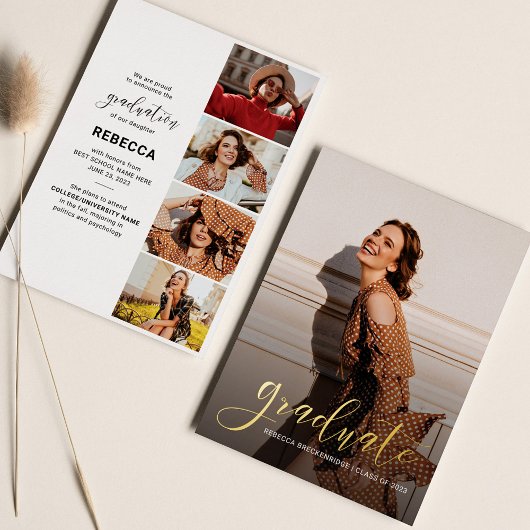 Afstuderen 2025 Photo Collage Script Aankondiging