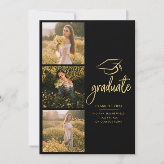 Afstuderen 2025 Photo Collage Script Afstudeerder Aankondiging (Voorkant)