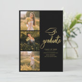 Afstuderen 2025 Photo Collage Script Afstudeerder Aankondiging (Staand voorkant)