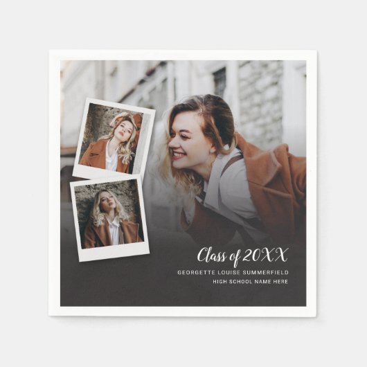 Afstuderen 2025 Photo Collage Script Afstudeerder  Servet (Voorkant)