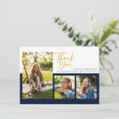 Afstuderen 2025 Photo Collage Script Bedankkaart (Staand voorkant)