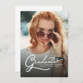 Afstuderen 2025 Photo Script Afstudeerder Party Kaart (Voorkant / Achterkant)