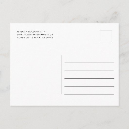 Afstuderen 2025 Photo Script-Afstuderen Aankondigingskaart (Achterkant)