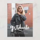 Afstuderen 2025 Photo Script-Afstuderen Aankondigingskaart (Voorkant)