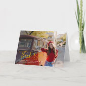 Afstuderen 2025 Photo Script met de hand geschreve Bedankkaart (Voorkant)