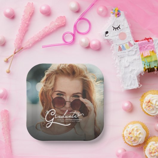 Afstuderen 2025 Photo Script Party Papieren Bordje (Feest)