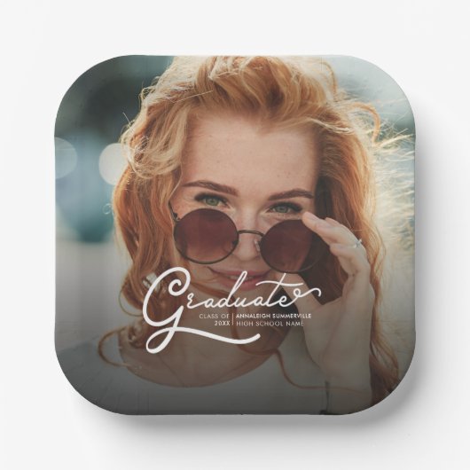 Afstuderen 2025 Photo Script Party Papieren Bordje (Voorkant)