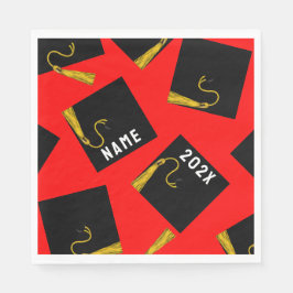 Afstuderen 2025 Rood Servet