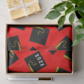 Afstuderen 2025 Rood Tissuepapier (Geschenk)