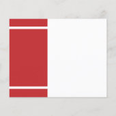 Afstuderen 2025 Rood Wit Afstudeerder Uitnodiging (Achterkant)