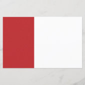 Afstuderen 2025 Rood Wit Afstudeerder Uitnodiging (Achterkant)