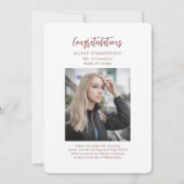 Afstuderen 2025 Roos Gold Script Afstudeerder Aankondiging (Achterkant)