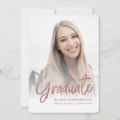 Afstuderen 2025 Roos Gold Script Afstudeerder Aankondiging (Voorkant)