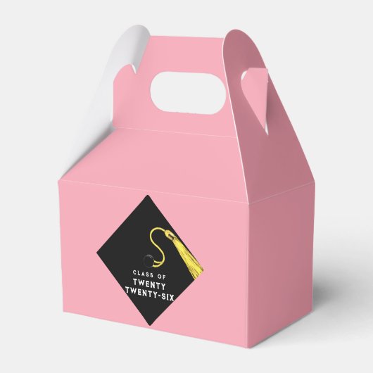 Afstuderen 2025 Roze Bedankdoosjes (Voorkant Zijde)