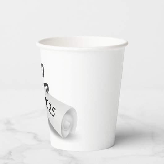 Afstuderen 2025 Schooldiploma Papieren Bekers (Achterkant)