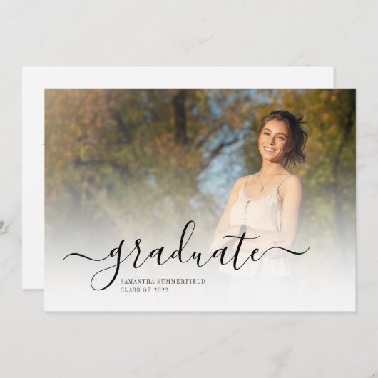 Afstuderen 2025 Script 2 Foto's Afstudeerder Aankondiging (Voorkant / Achterkant)