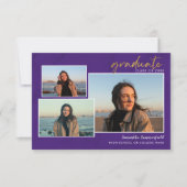 Afstuderen 2025 Script 4 Foto Paarse aankondiging (Voorkant)