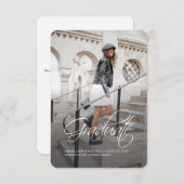 Afstuderen 2025 Script Afstudeerder Fotoaankondigi Notitiekaartje (Voorkant / Achterkant)