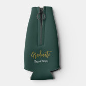 Afstuderen 2025 Script Afstudeerder Party Custom Flesjeskoeler (Achterkant)