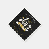 Afstuderen 2025 Script Afstudeerder Party Paper Servet (Hoek)