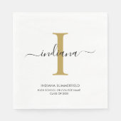 Afstuderen 2025 Script Afstuderen Party Paper Servet (Voorkant)