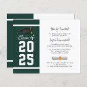 Afstuderen 2025 Script Green Afstudeerder Party In (Voorkant / Achterkant)