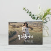 Afstuderen 2025 script met fotoaankondiging (Staand voorkant)