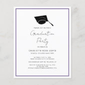Afstuderen 2025 Script Modern Party Invitation (Voorkant)