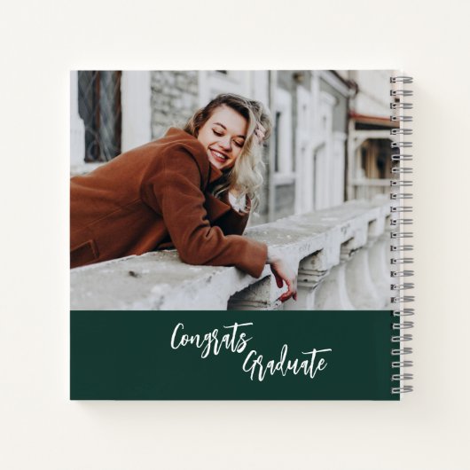 Afstuderen 2025 Script Photo Party Guest Book Notitieboek (Achterkant)