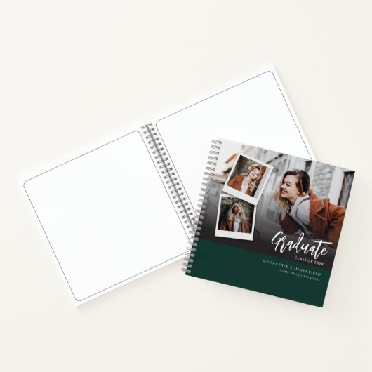 Afstuderen 2025 Script Photo Party Guest Book Notitieboek (Binnen)
