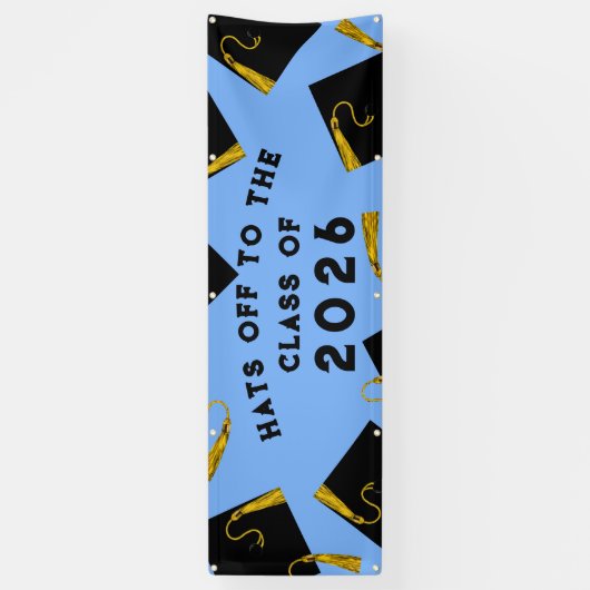 Afstuderen 2025 Senior Class Spandoek (Verticaal)