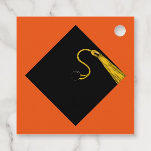 Afstuderen 2025 Sinaasappel Bedankjes Labels (Achterkant)