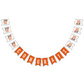 Afstuderen 2025 Sinaasappel en zwart Vlaggetjes (Alle)