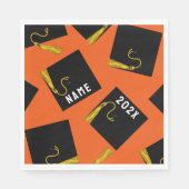 Afstuderen 2025 Sinaasappel Servet (Voorkant)