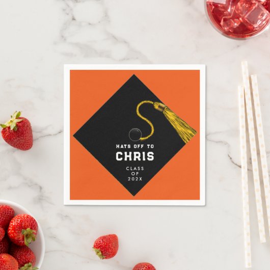 Afstuderen 2025 Sinaasappel Servetten (Insitu)