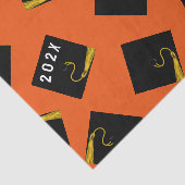 Afstuderen 2025 Sinaasappel Tissuepapier (Detail)