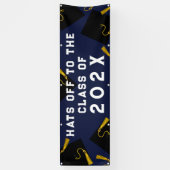 Afstuderen 2025 spandoek (Verticaal)