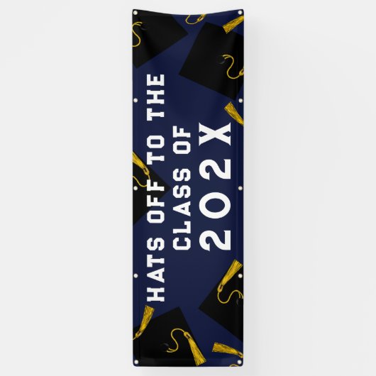 Afstuderen 2025 spandoek (Verticaal)