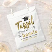 Afstuderen 2025 Tassel was de moeite waard Bedankzakje (Geknipt)