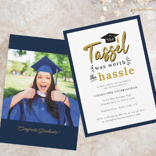 Afstuderen 2025 Tassel Worth Hassle Afstudeerder P Kaart