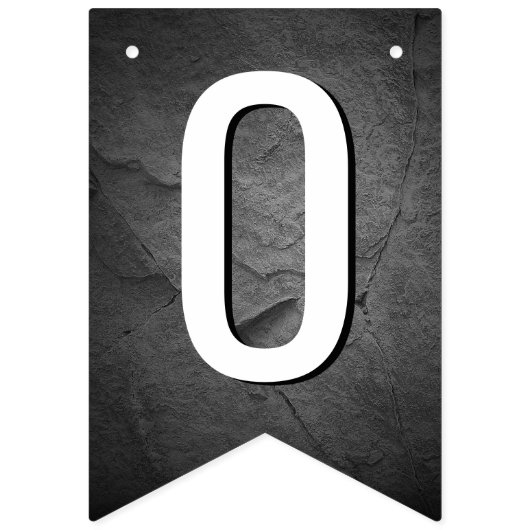 Afstuderen 2025 Tekst op zwarte lei Vlaggetjes (Tweede vlag)