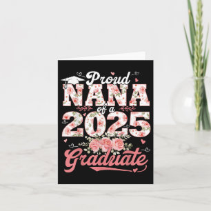 Afstuderen 2025 Trotse Nana van een 2025 Afstudere Kaart