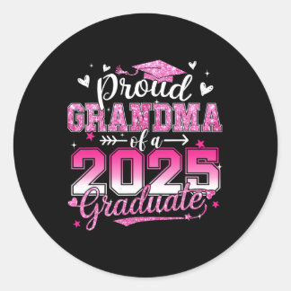 Afstuderen 2025 Trotse oma van 2025 Afstuderen Flo Ronde Sticker