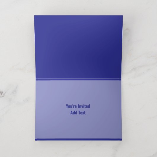 afstuderen 2025 Uitnodiging Opgevouwen Folie Kaart (Binnenlaag)