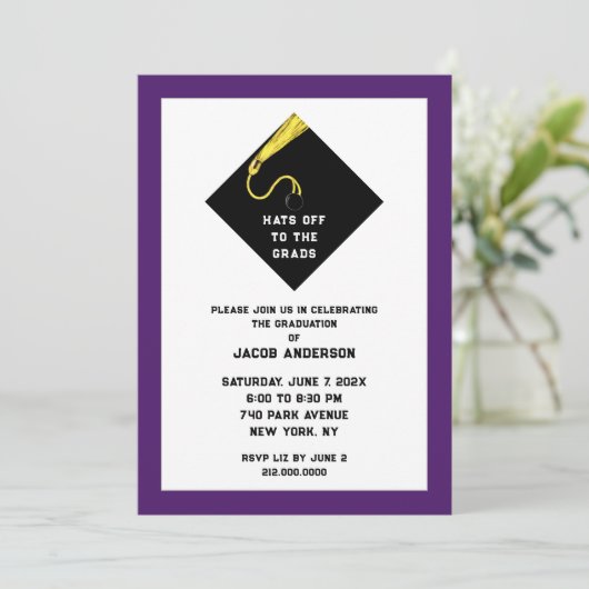 Afstuderen 2025 Uitnodigingen (Staand voorkant)