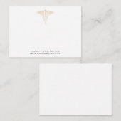 Afstuderen 2025 Verpleegkundige Pinning Dank u Notitiekaartje (Voorkant / Achterkant)