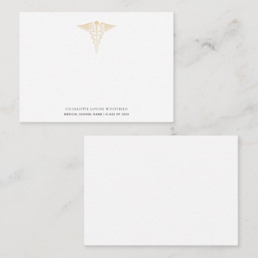 Afstuderen 2025 Verpleegkundige Pinning Dank u Notitiekaartje (Voorkant / Achterkant)