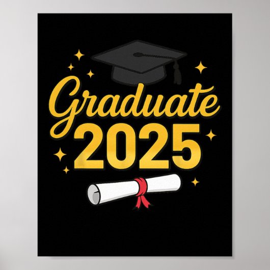 Afstuderen 2025 voor CL van 2025 Afstuderen Matchi Poster (Voorkant)
