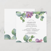 Afstuderen 2025 Waterverf Eucalyptus Partij Kaart (Voorkant / Achterkant)