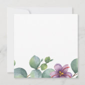 Afstuderen 2025 Waterverf Eucalyptus Partij Kaart (Achterkant)